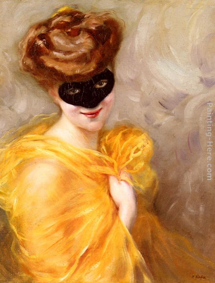 Pierra Ribera Lady At A Masked Ball